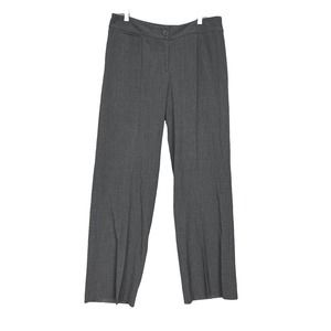 Chico's Women’s Gray Trouser Polyester Blend Pants ~Size 1
